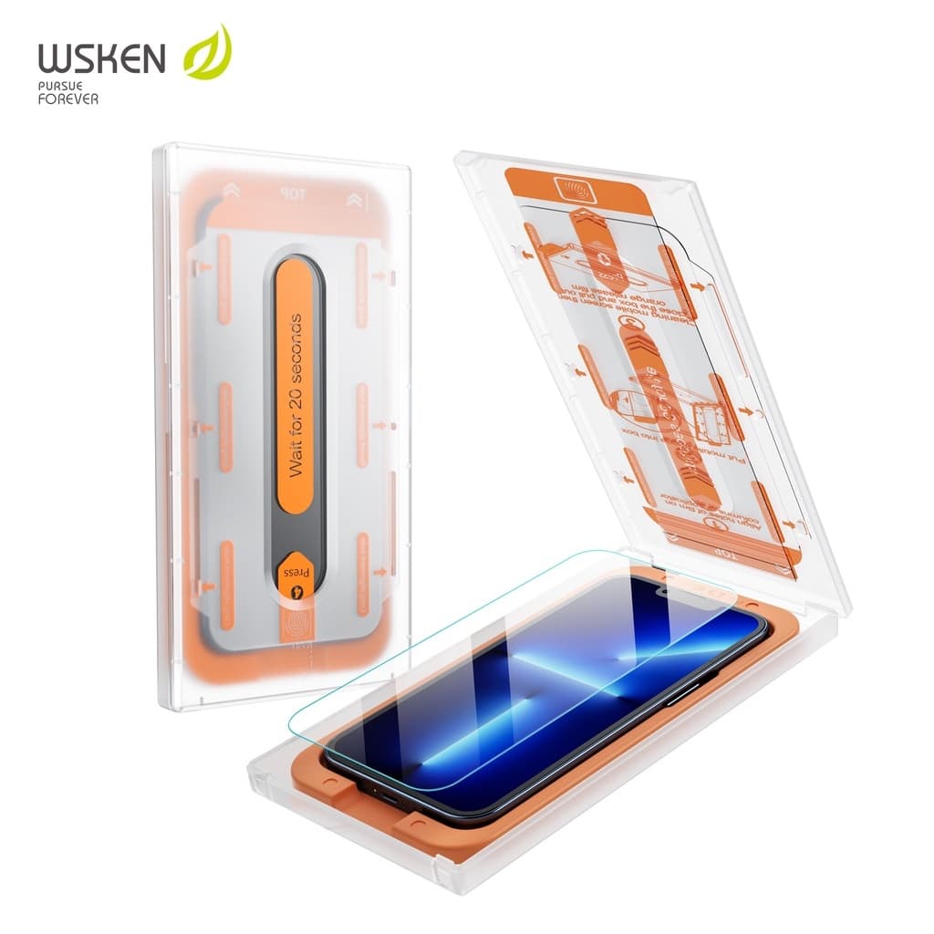[local] Wsken 9H กระจกนิรภัยกันรอยหน้าจอ for ไอโฟน 17 ProMax 18ProMax ฟิล์ม iphone 16ProMax 15 Pro Max 13ProMax ฟิล์มกัน