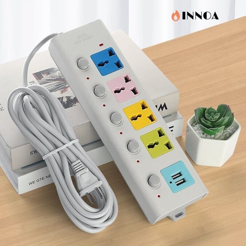 Ready to Send Three-Pronged Power Plug, with USB Port, 4-Pronged Power Plug, Extension Plug, USB Power Plug, Power Strip